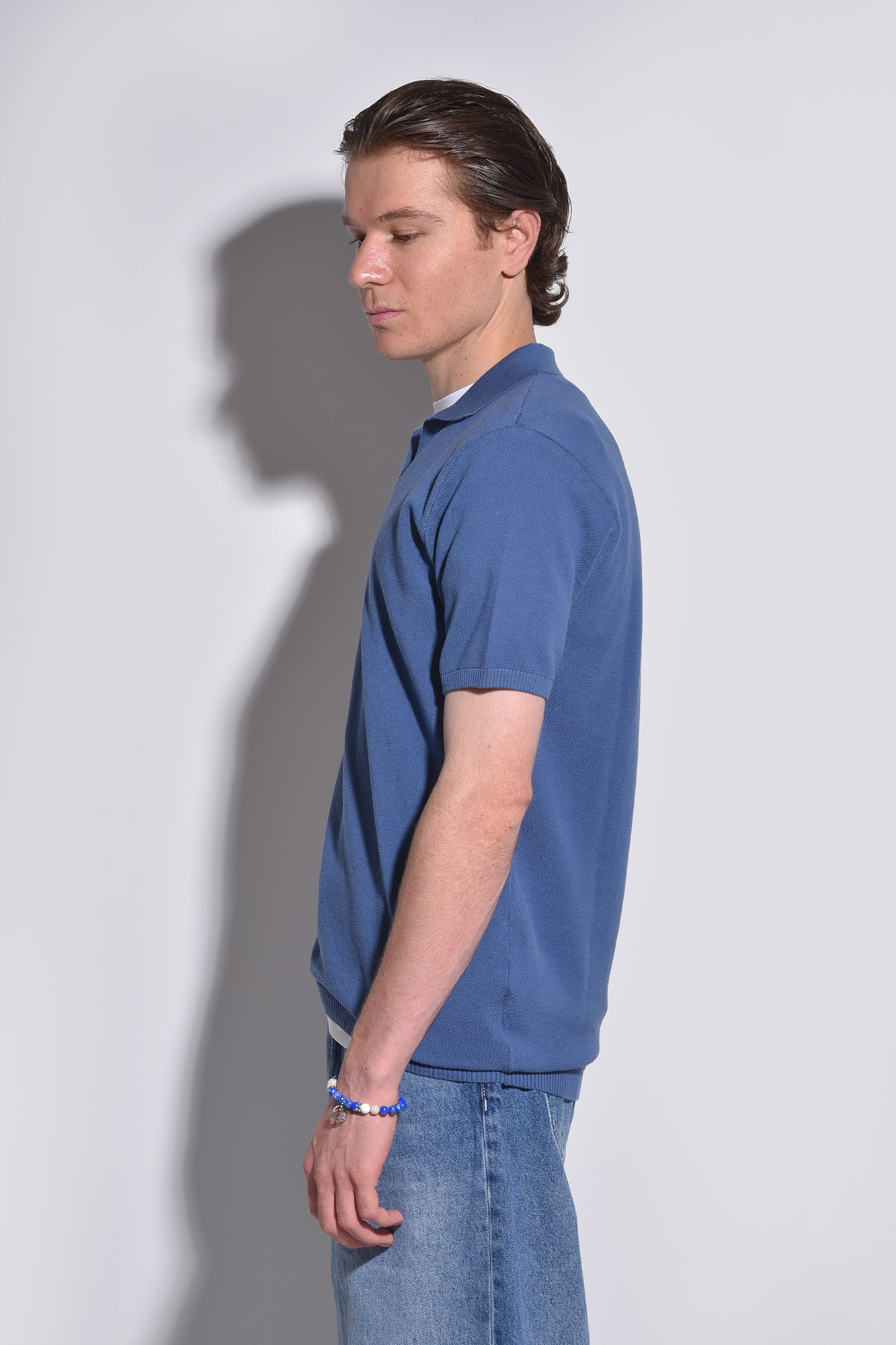 پولوشرت بافت آستین کوتاه