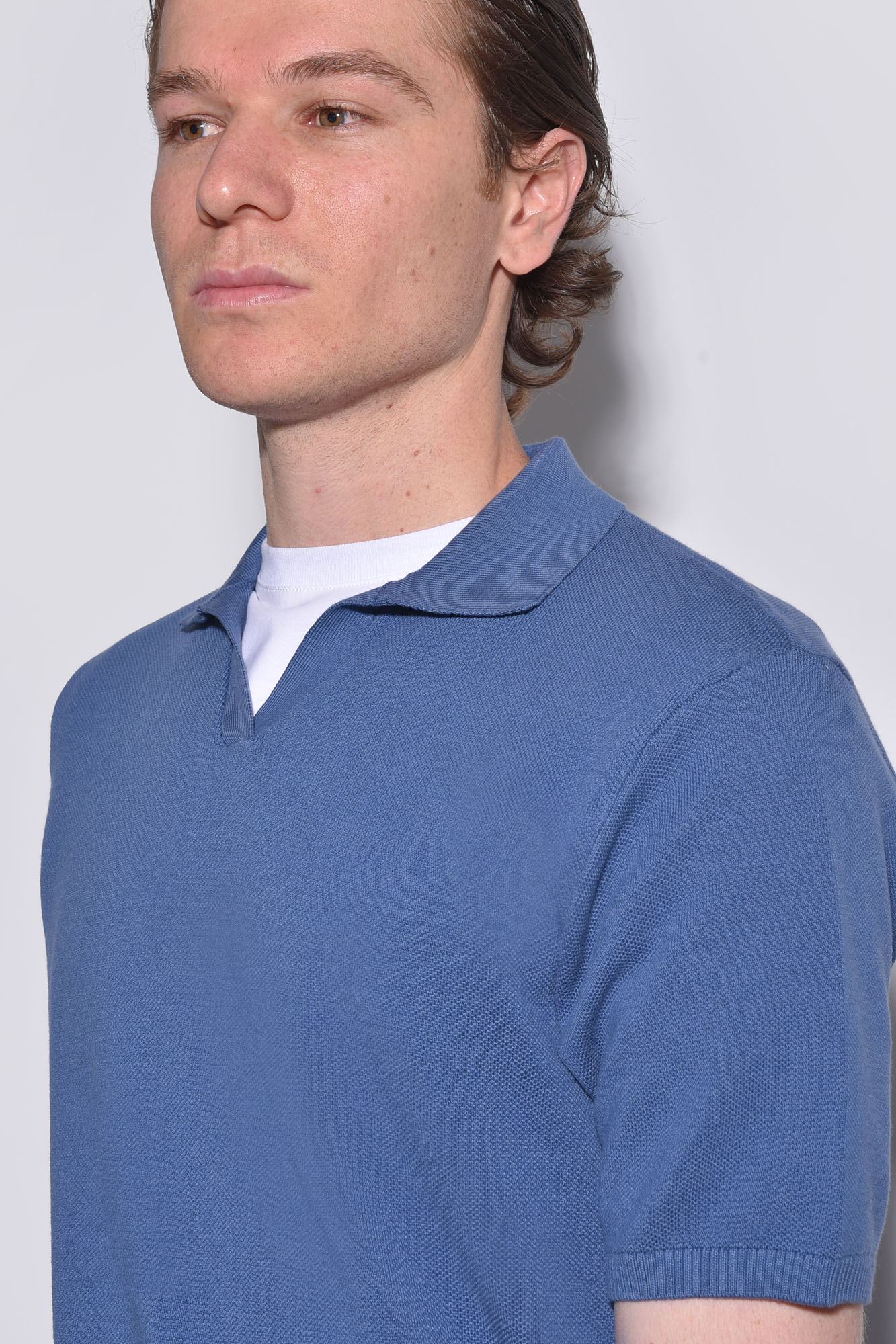 پولوشرت بافت آستین کوتاه