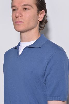 پولوشرت بافت آستین کوتاه