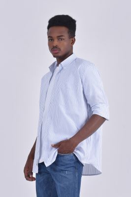 پیراهن آستین بلند راه راه