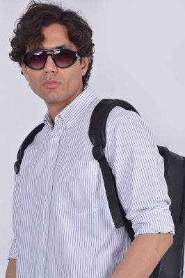 پیراهن آستین بلند راه راه