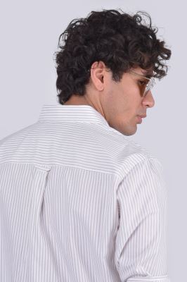 پیراهن آستین بلند راه راه