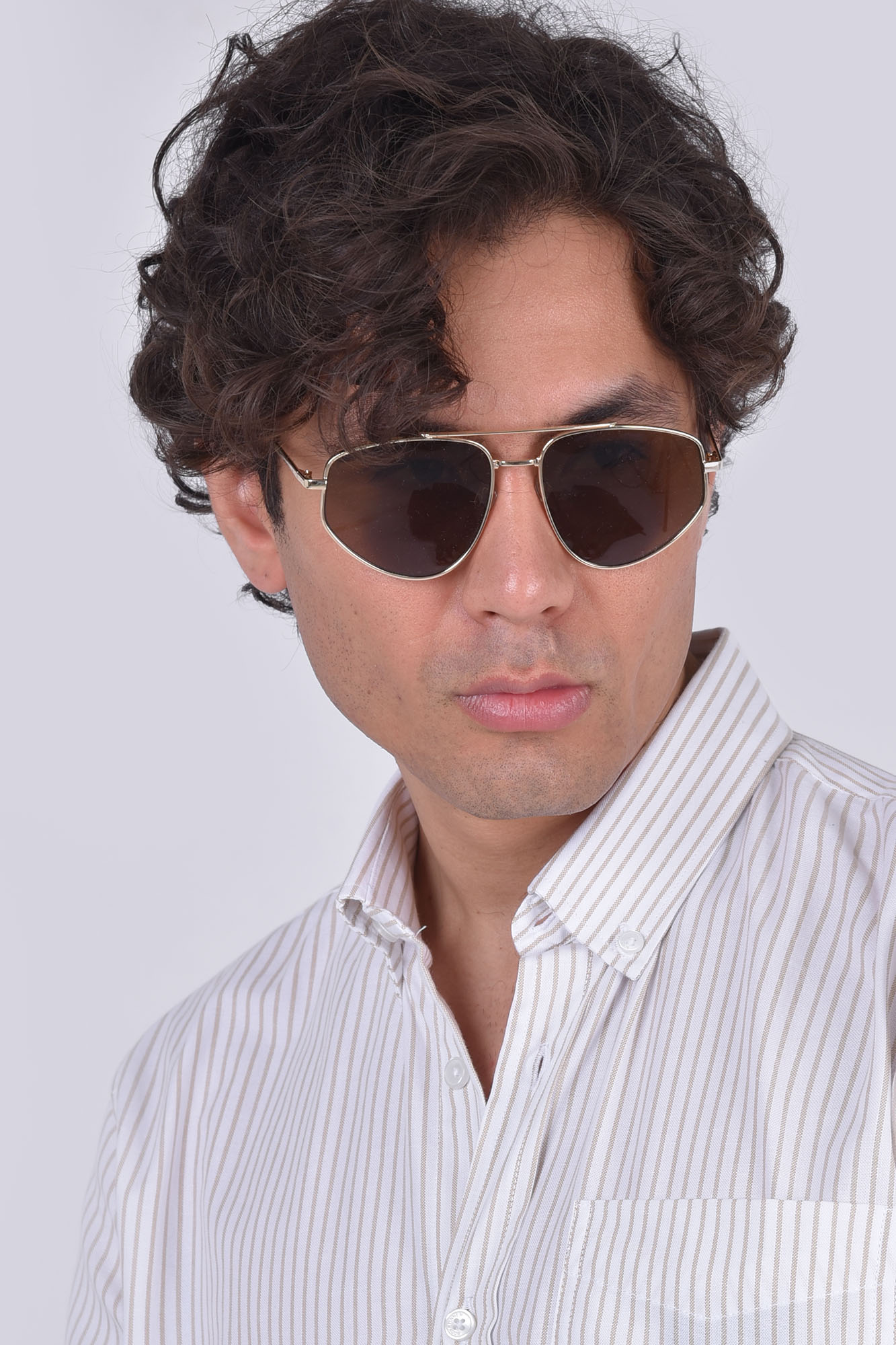 پیراهن آستین بلند راه راه