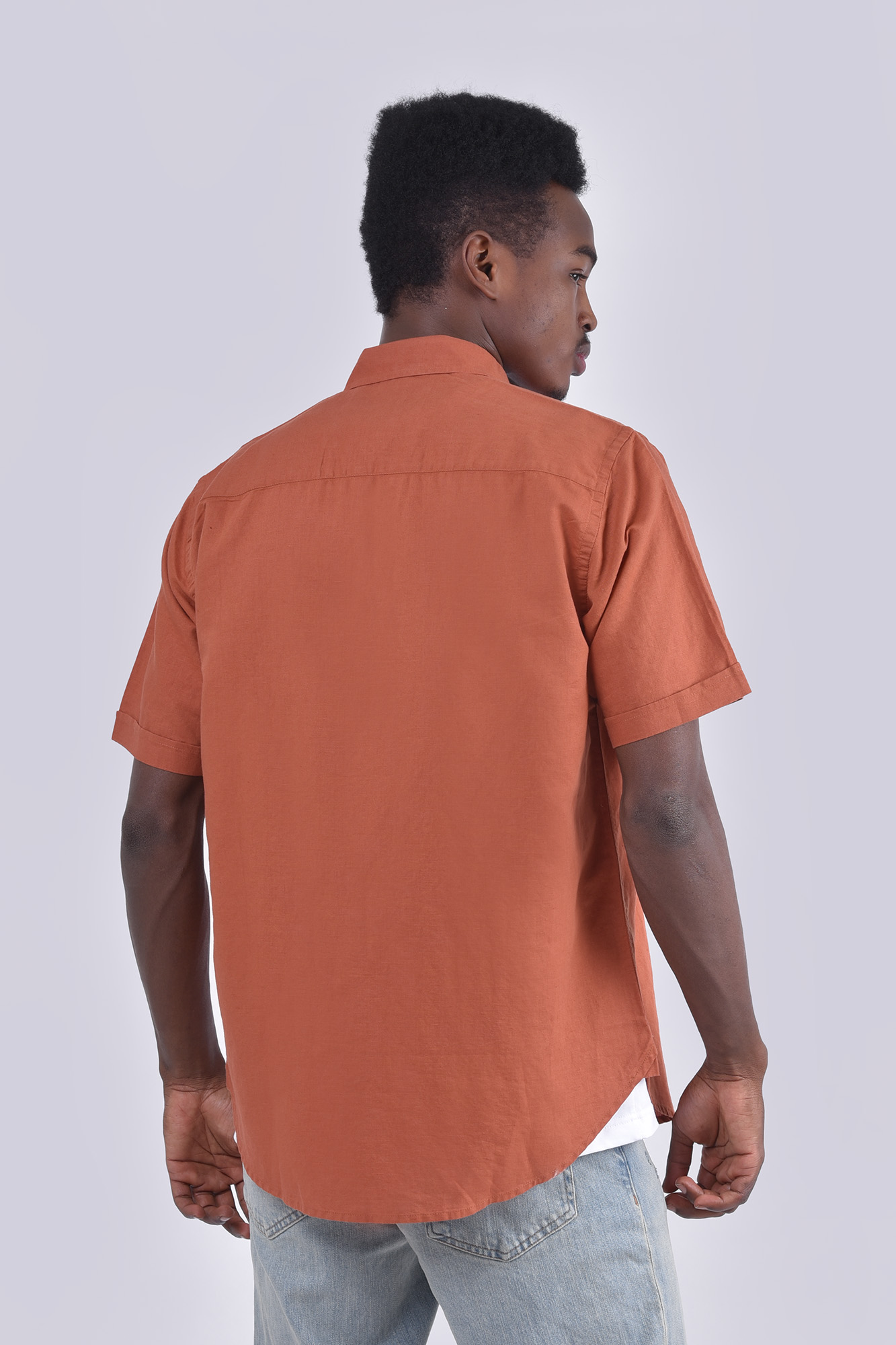 پیراهن آستین کوتاه یقه دار