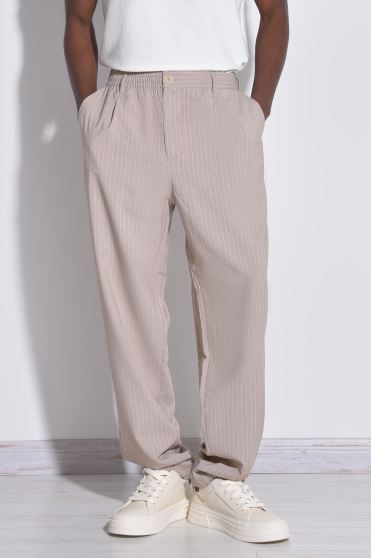 شلوار پارچه ای راه راه