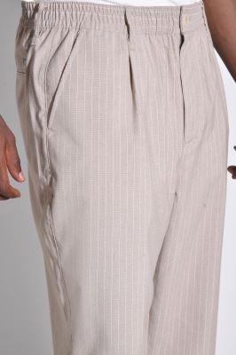 شلوار پارچه ای راه راه