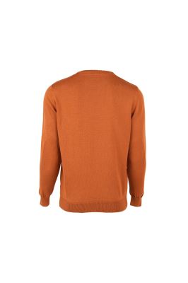 بافت یقه گرد ساده