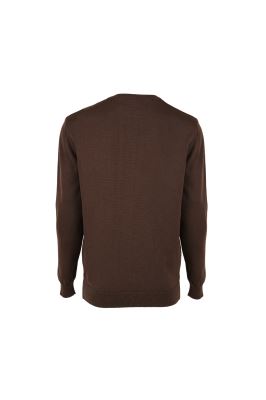 بافت یقه گرد ساده