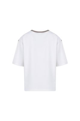 تیشرت آستین کوتاه چاپ و گلدوزی