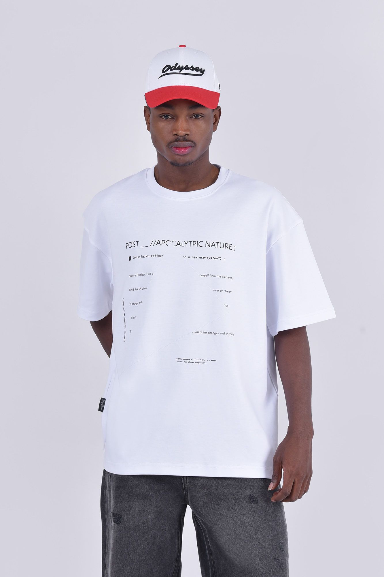 تیشرت آستین کوتاه چاپی