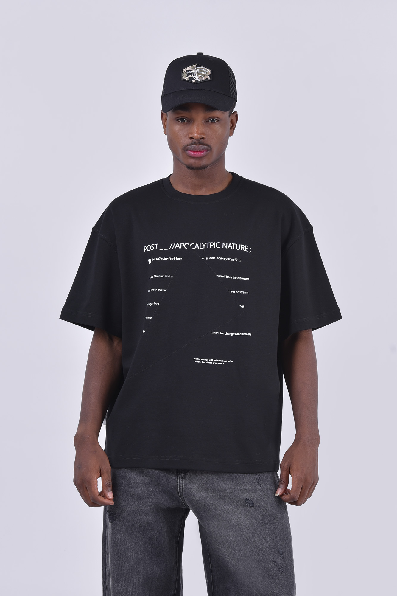 تیشرت آستین کوتاه چاپی