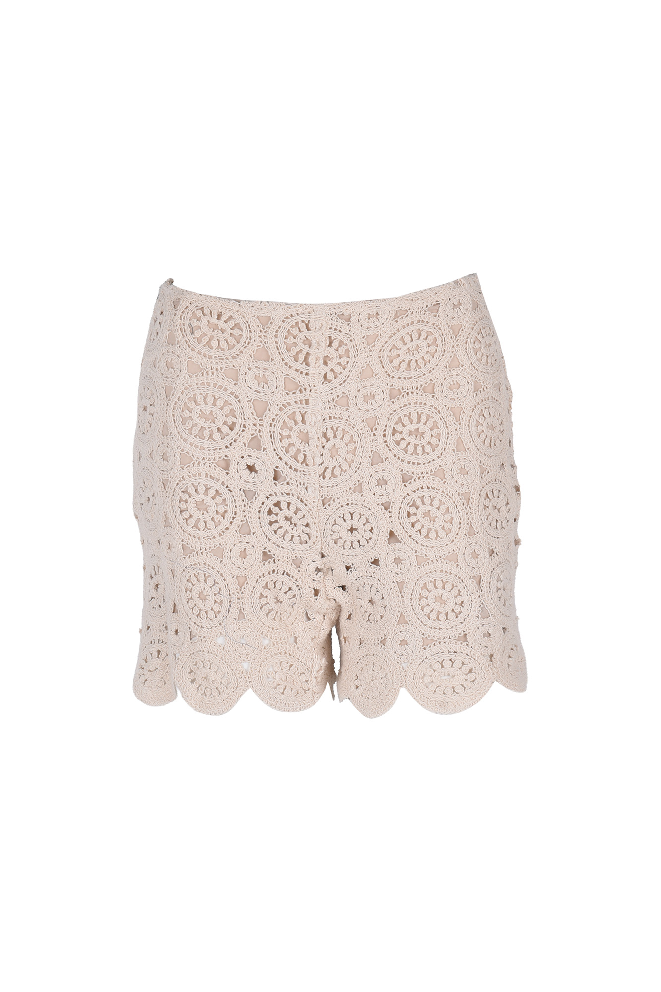 شلوارک پارچه ای گیپور