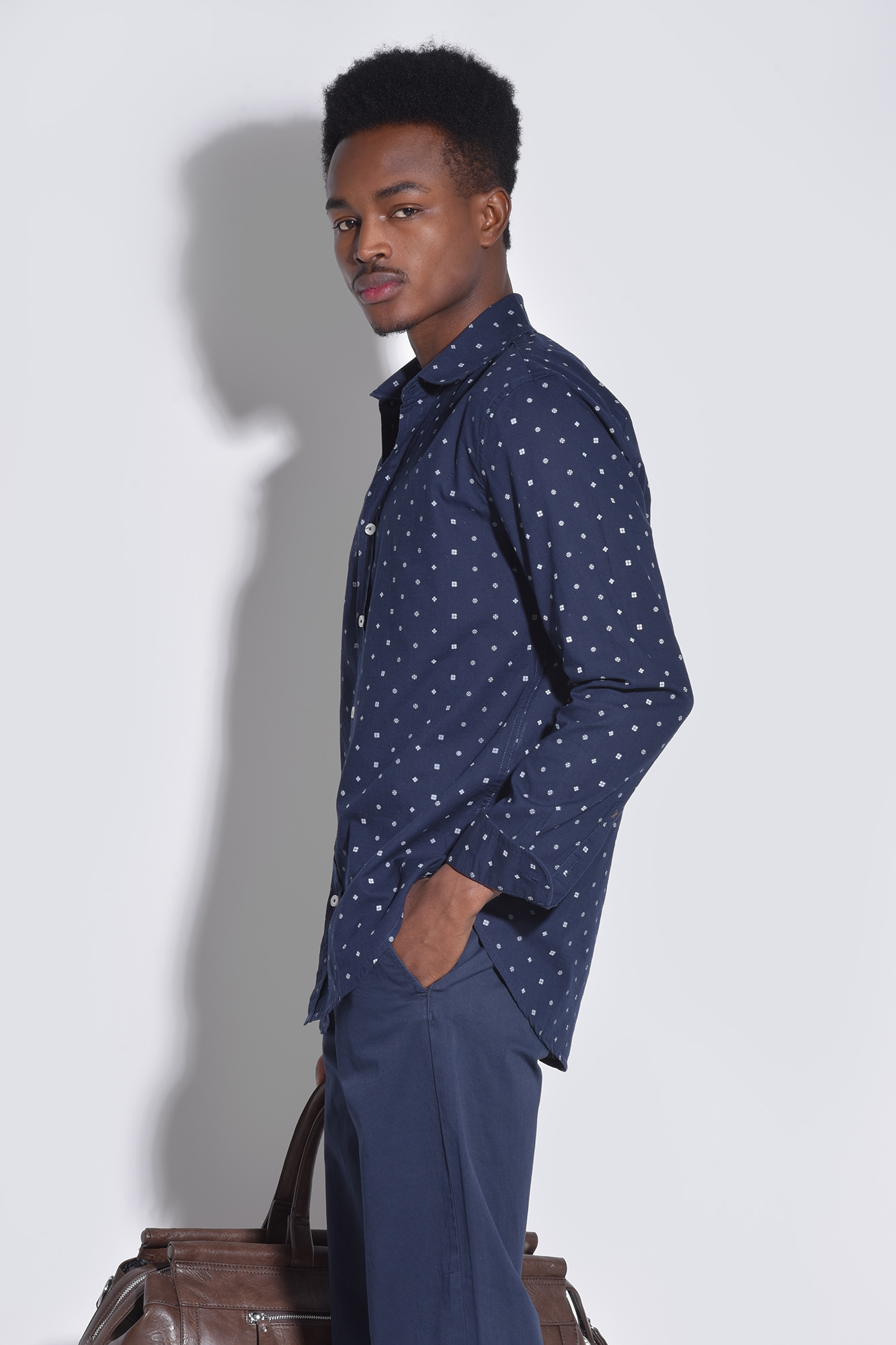 پیراهن آستین بلند طرحدار