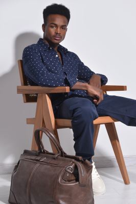 پیراهن آستین بلند طرحدار