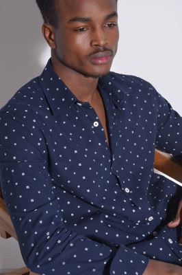 پیراهن آستین بلند طرحدار