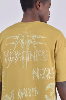 تیشرت آستین کوتاه چاپ و گلدوزی