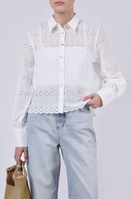 شومیز آستین بلند خامه دوزی