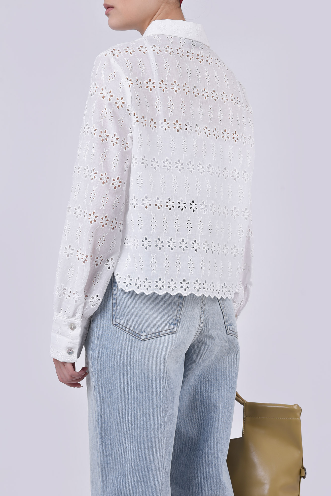 شومیز آستین بلند خامه دوزی