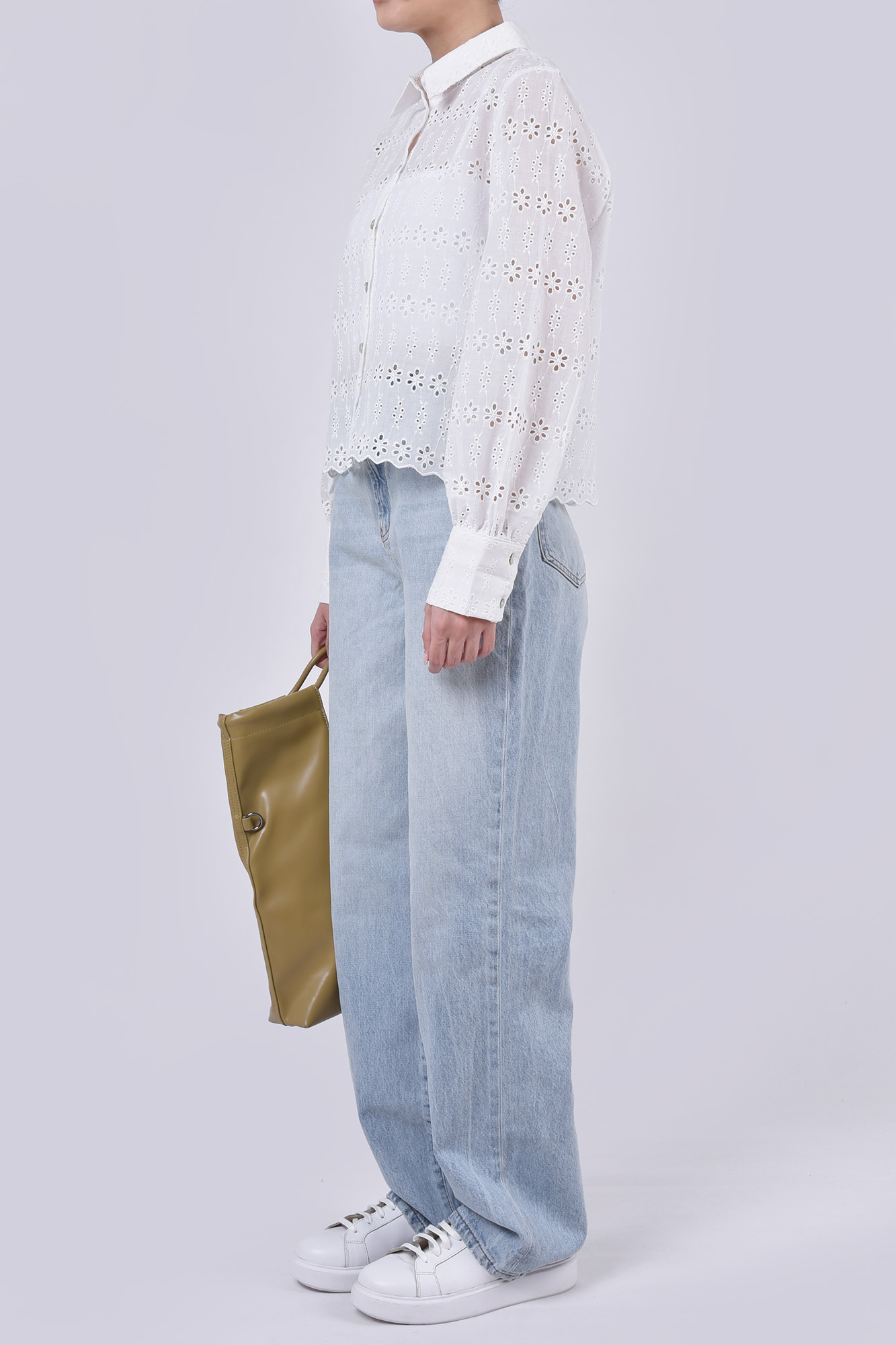 شومیز آستین بلند خامه دوزی