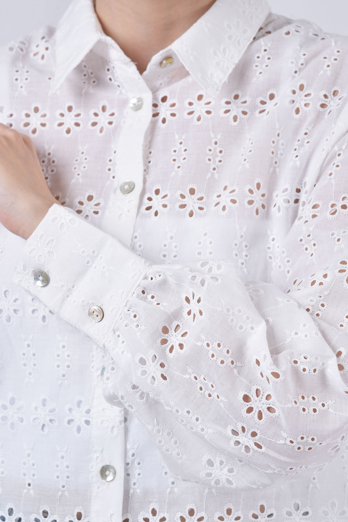 شومیز آستین بلند خامه دوزی