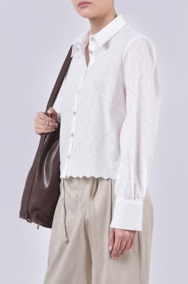 شومیز آستین بلند خامه دوزی