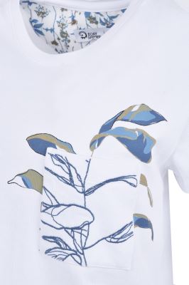 تیشرت آستین کوتاه چاپ و گلدوزی