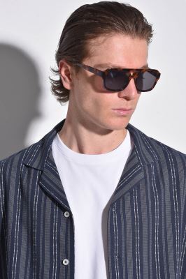 پیراهن آستین کوتاه راه راه