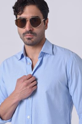 پیراهن آستین بلند چهارخانه