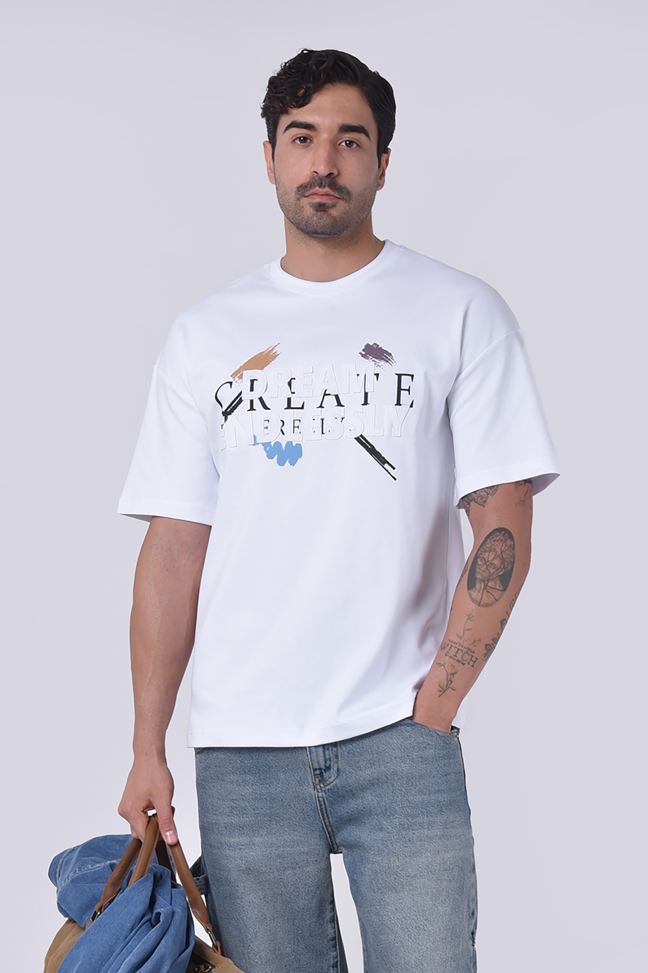 تیشرت آستین کوتاه چاپی