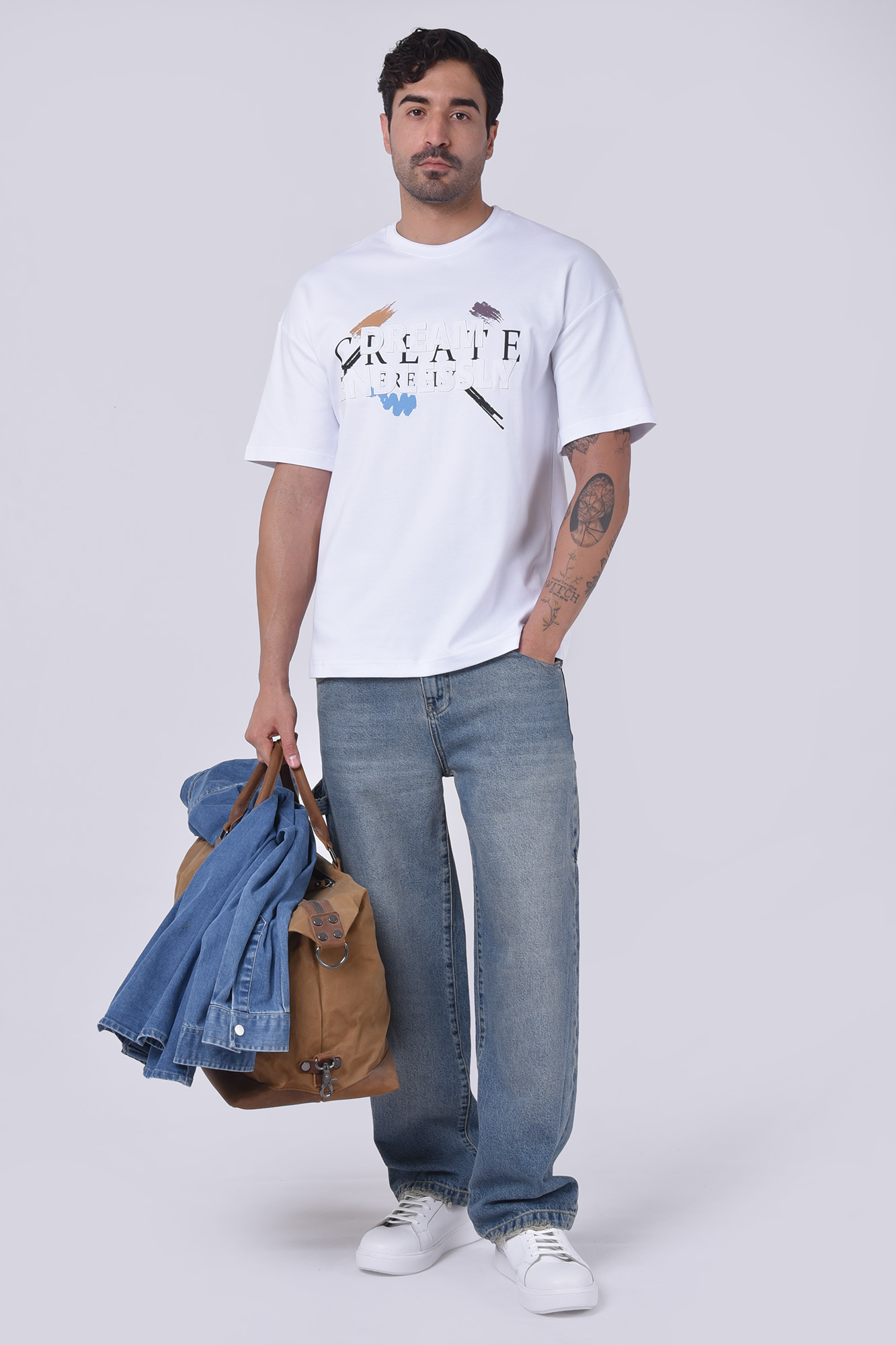 تیشرت آستین کوتاه چاپی