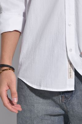 پیراهن آستین بلند راه راه