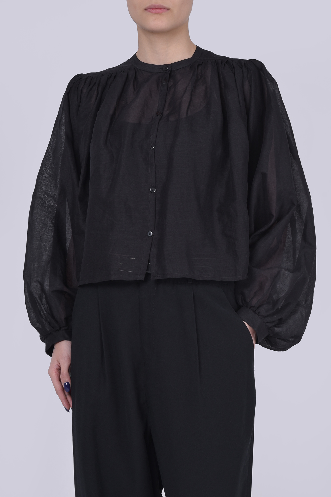 شومیز آستین بلند ساده