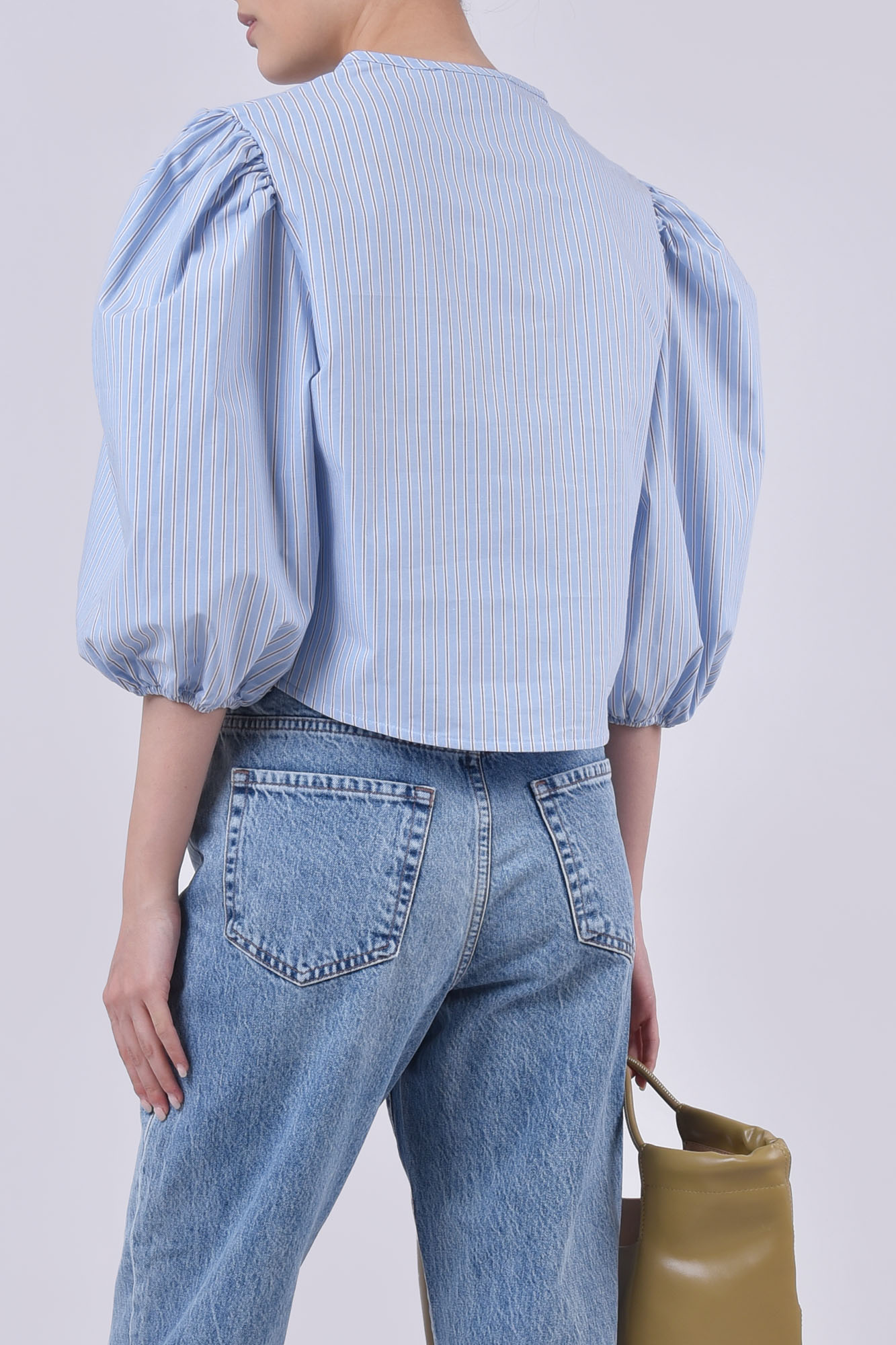 بلوز آستین بلند راه راه