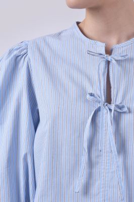 بلوز آستین بلند راه راه