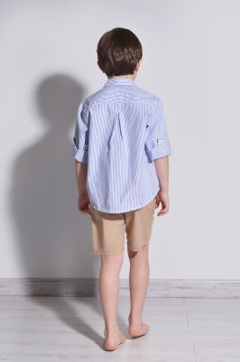 پیراهن آستین بلند راه راه