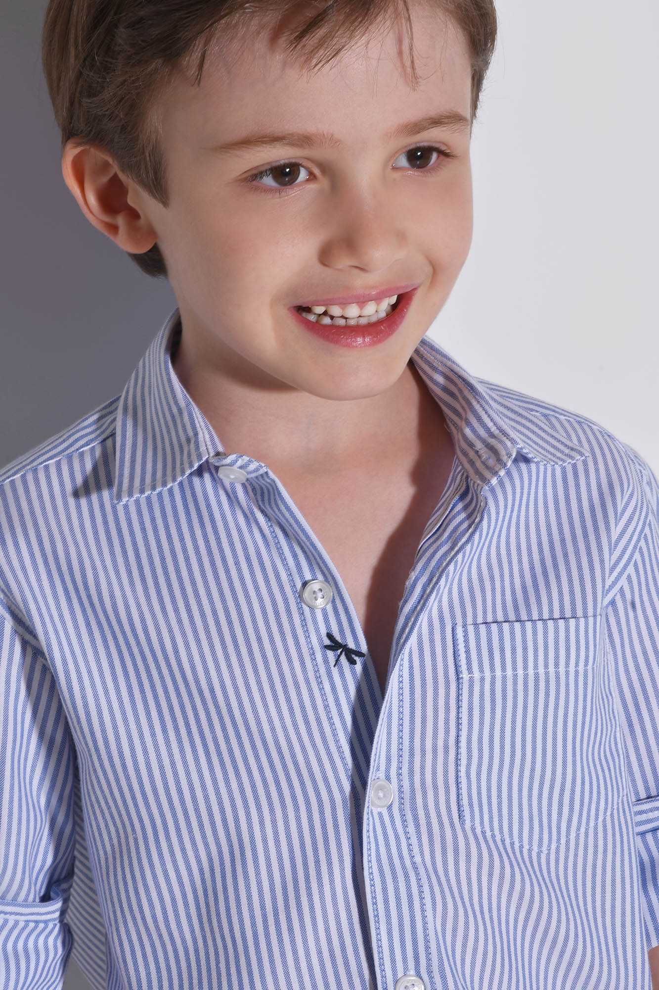 پیراهن آستین بلند راه راه