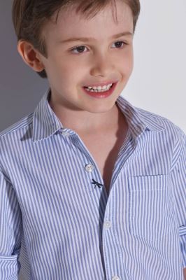 پیراهن آستین بلند راه راه