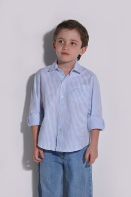 پیراهن آستین بلند راه راه