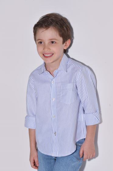 پیراهن آستین بلند راه راه