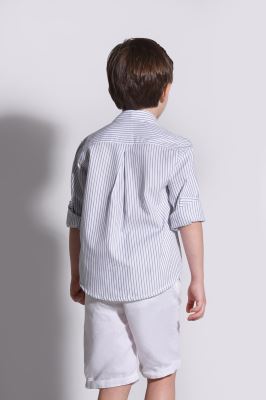 پیراهن آستین بلند راه راه