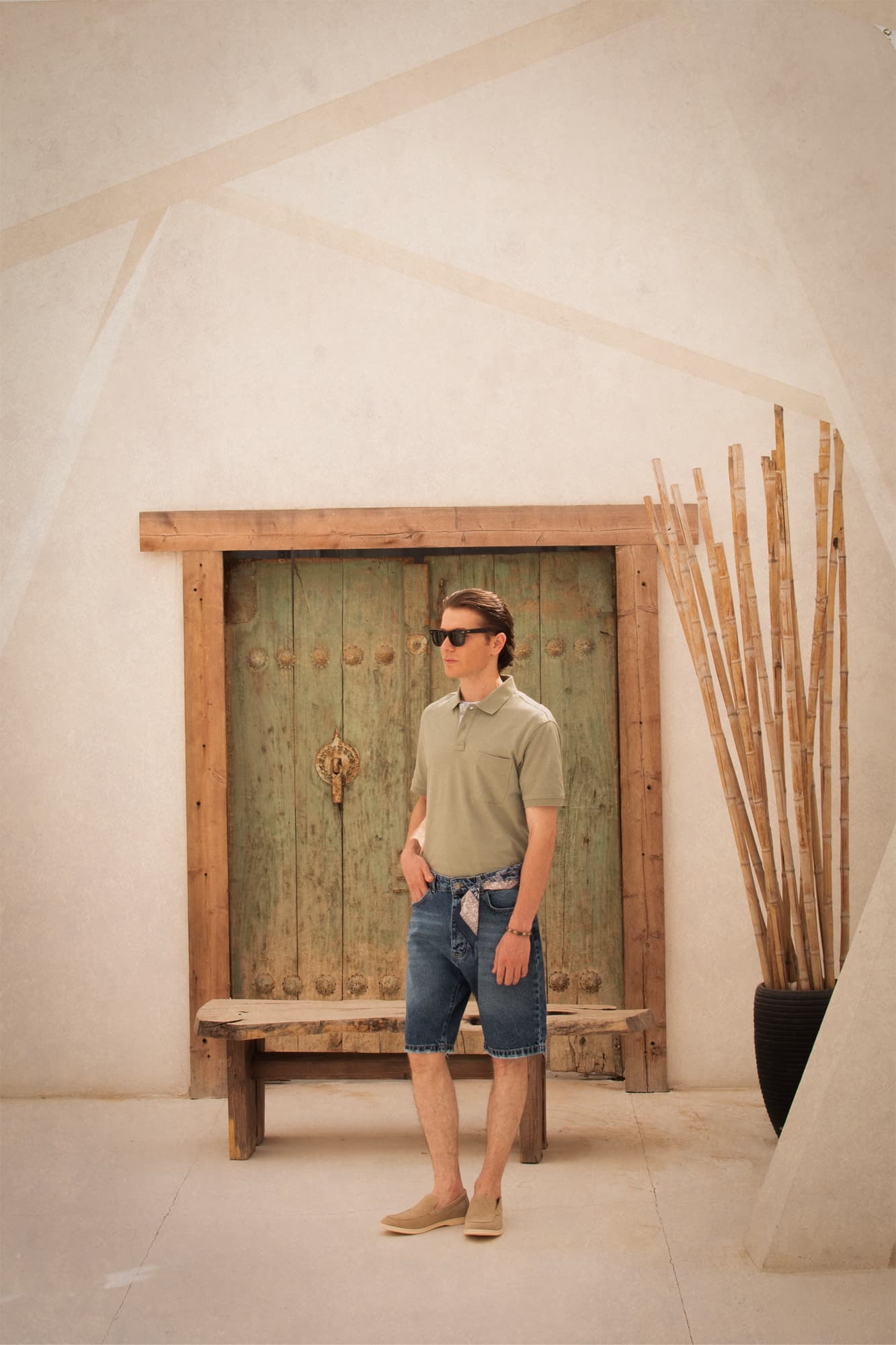 پولوشرت آستین کوتاه ساده