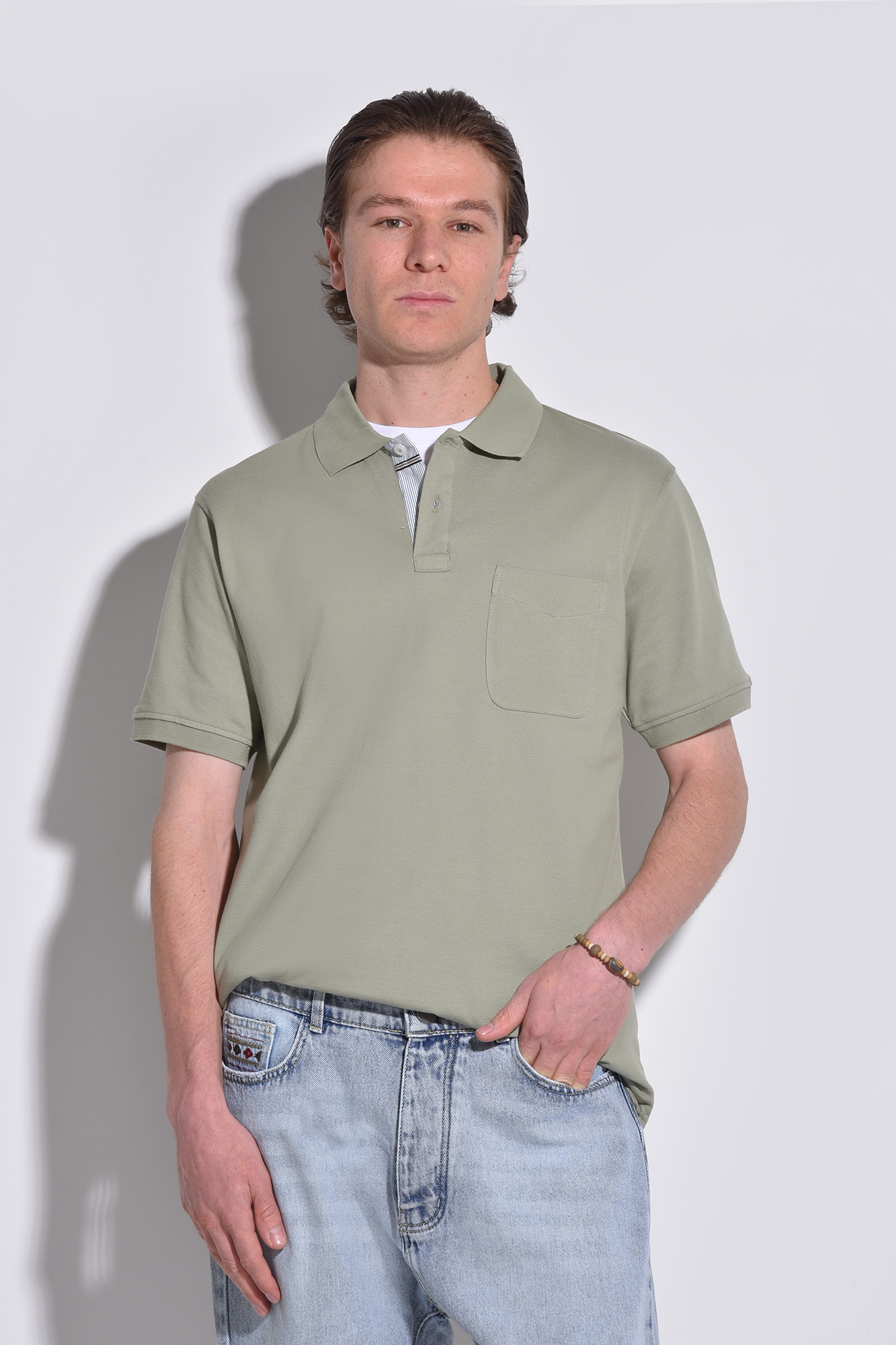 پولوشرت آستین کوتاه ساده