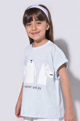 تیشرت آستین کوتاه چاپی