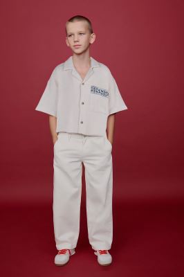 پیراهن آستین کوتاه گلدوزی