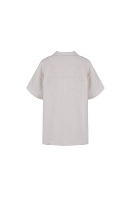 پیراهن آستین کوتاه گلدوزی