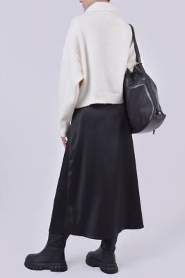 دامن بلند ساتن