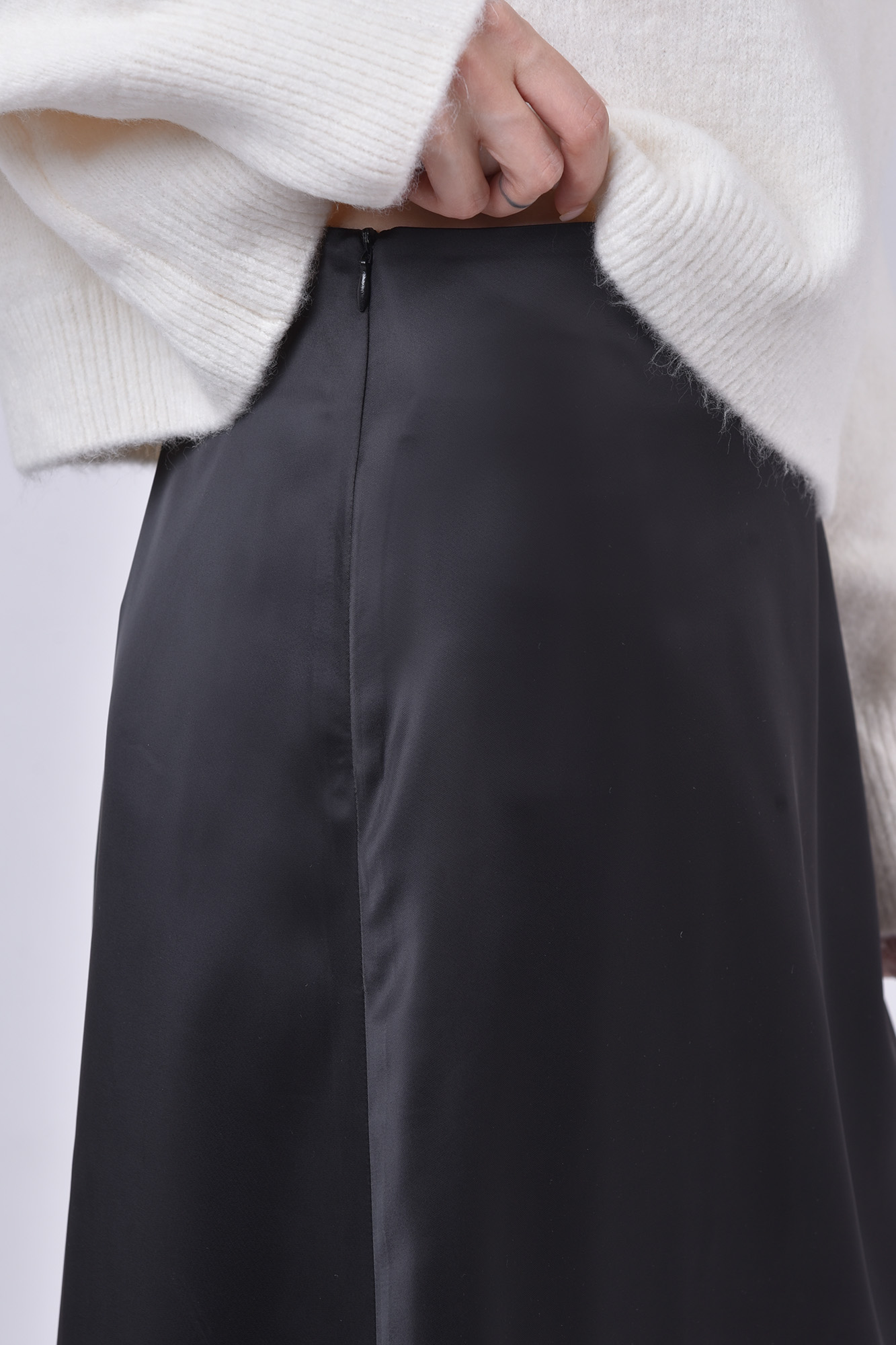 دامن بلند ساتن