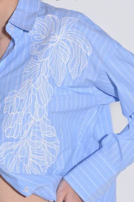 شومیز آستین بلند گلدوزی