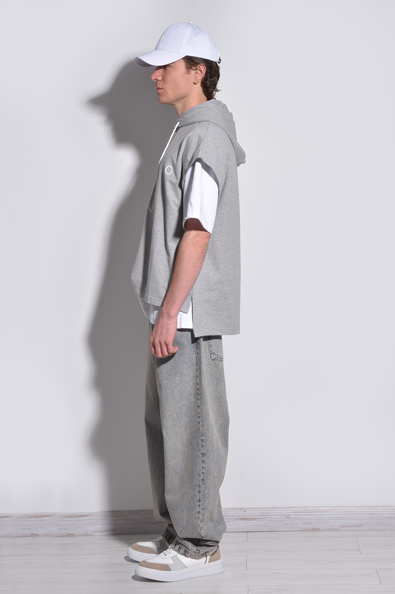 هودی آستین کوتاه ساده