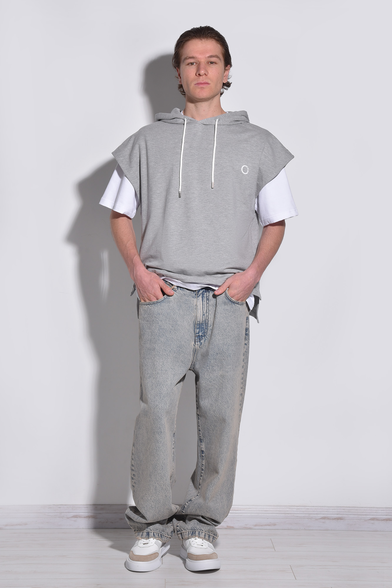 هودی آستین کوتاه ساده